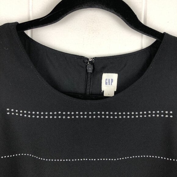 Gap Womens Dress With Silver Rhinestone Detail and Pockets Large - Picture 6 of 10